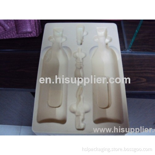 Plastic Flocking Tray For Display Cosmetic